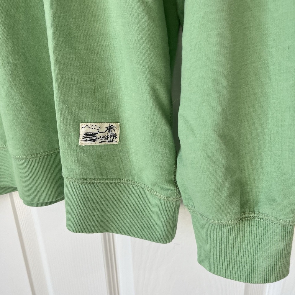 IZOD‎ Saltwater Pullover Relaxed Classic Terry Crew Neck Pullover Men's Size 2XL - Picture 3 of 13